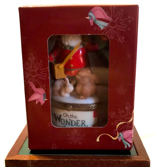 Vintage Debbie Mumm Christmas trinket box. - Picture 6 of 6